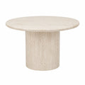 Runder Esstisch Travertin Beige Ø120 cm