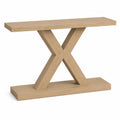 Konsolentisch Eichenholz Naturfarbe 120x30x75 cm