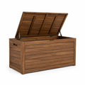 Garten Aufbewahrungsbox Akazienholz Braun 120x45x60cm